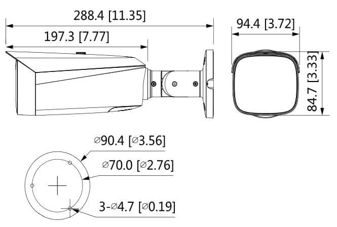 Dahua 5MP Full-color Fixed-focal Bullet | CCTV Camera Warehouse