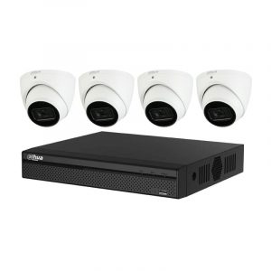 4 WDR IR Eyeball with 4Ch NVR and 2TB HDD