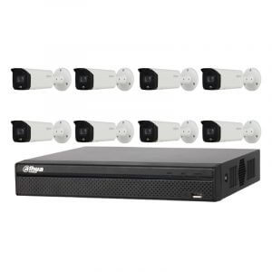 8 Dahua 5MP WDR IR Bullet (DH-IPC-HFW5541T-AS-PV) with 8Ch NVR (DHI-NVR4108HS-8P-4KS2) with 2Tb HDD