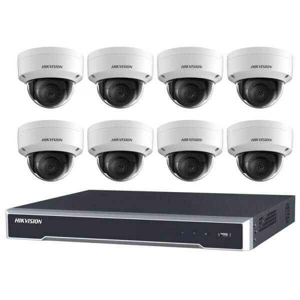 Hikvision 6MP IR Fixed Dome with 8Ch NVR