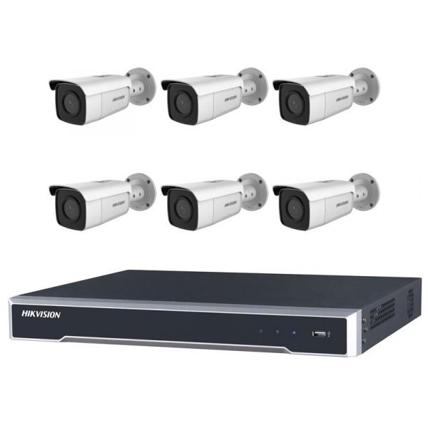 Hikvision 6MP IR Fixed Bullet with 8Ch NVR