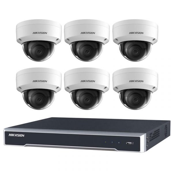 Hikvision 6MP IR Fixed Dome with 8Ch NVR