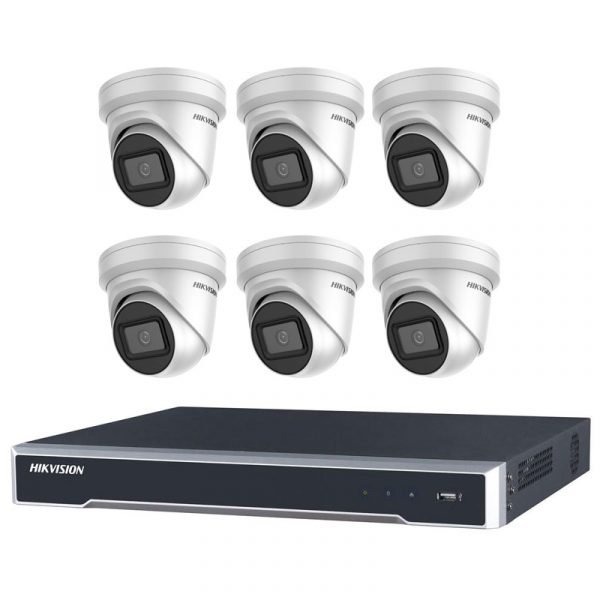 Hikvision 6MP IR Turret with 8Ch NVR